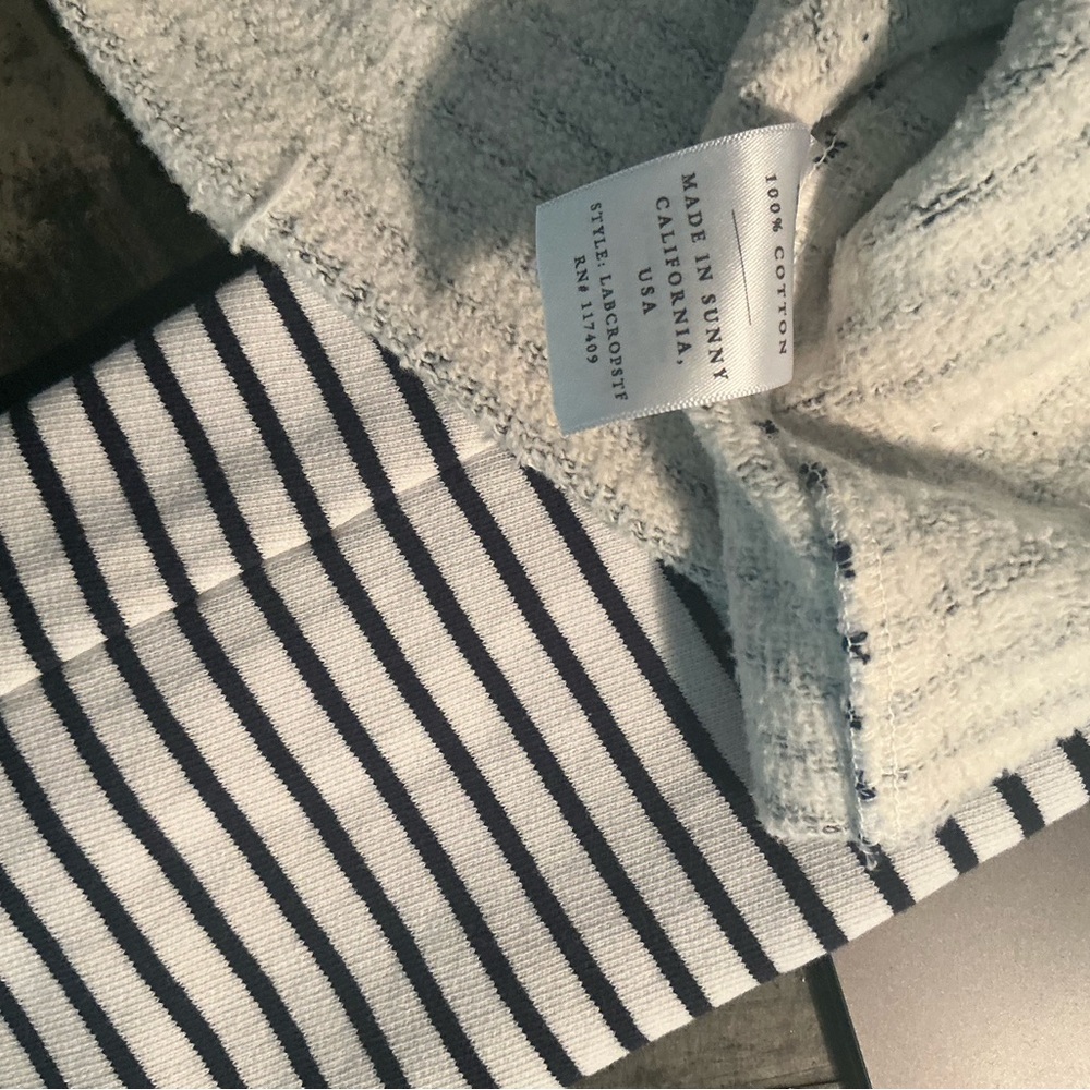 ‼️New Frank & Eileen Striped Mini Belfast Jacket - Picture 4 of 4